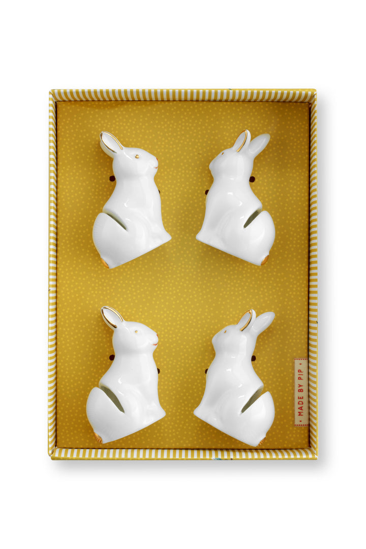 Produktbillede af Set/4 Card Holder Hare på tilbud i høj kvalitet