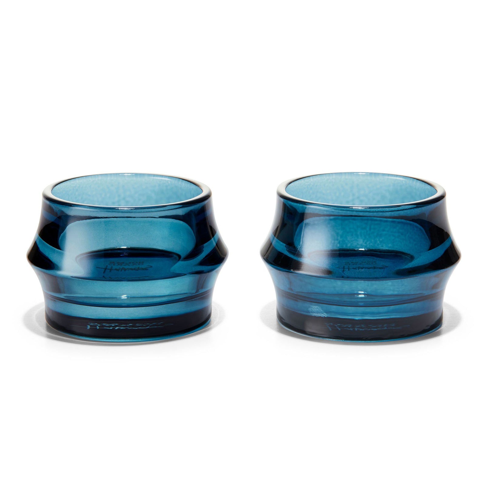 Holmegaard Holmegaard ARC lanterne 7 cm 2-pak, mørkeblå ❤ billede i brug (Lysestage)