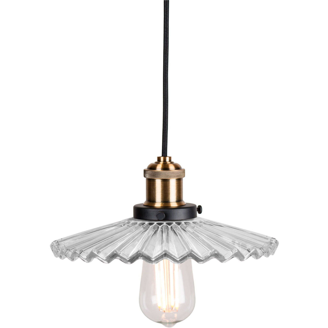 Globen lighting Globen lighting Cobbler Pendel 25 cm, klar – vinkelbillede (Lampe)