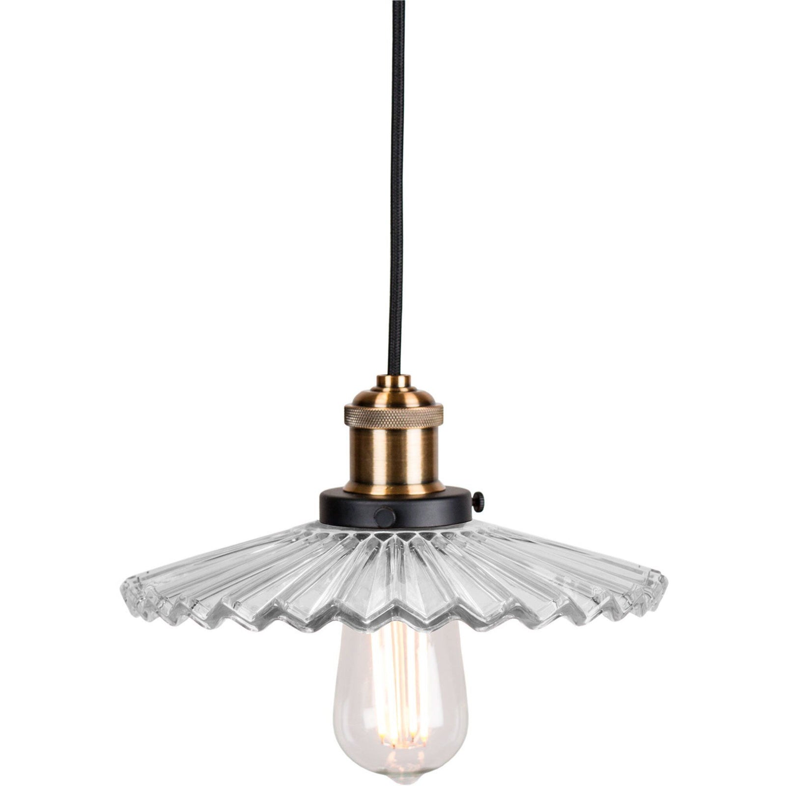 Globen lighting Globen lighting Cobbler Pendel 25 cm, klar – vinkelbillede (Lampe)