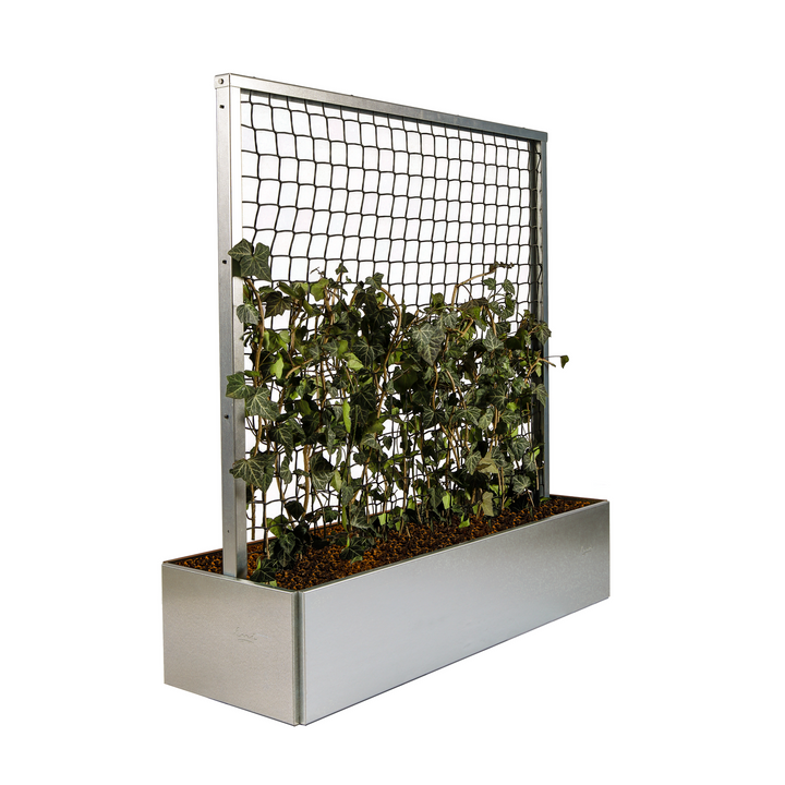 Produktbillede af Land Classic Højbed med espalier Galvaniseret Uden bundplade på tilbud i høj kvalitet