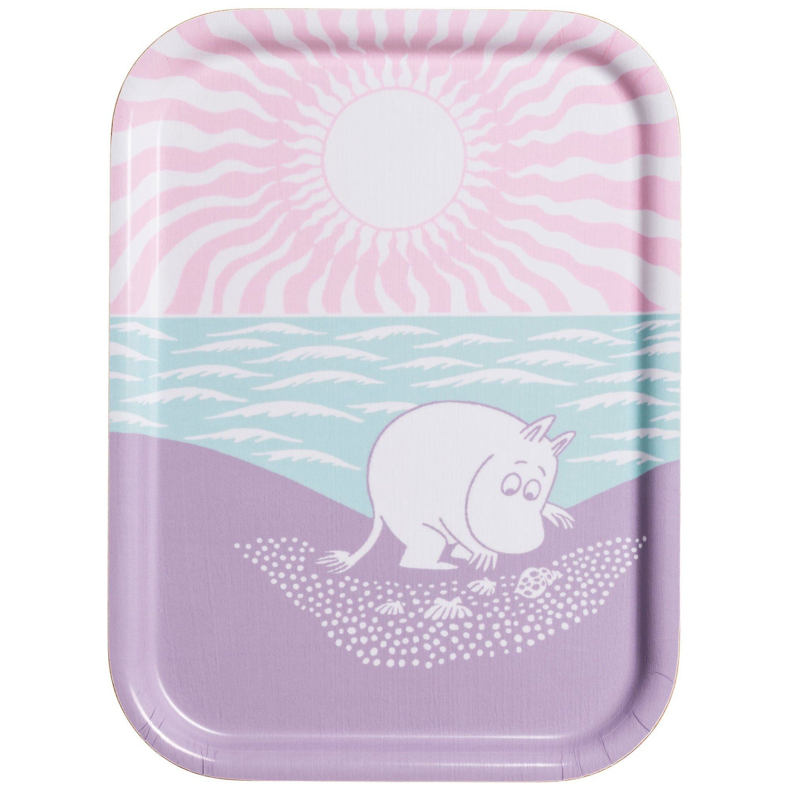 Arabia Arabia Mumin En dag på stranden Bakke 27x20 cm ❤ detaljebillede (Moomin)