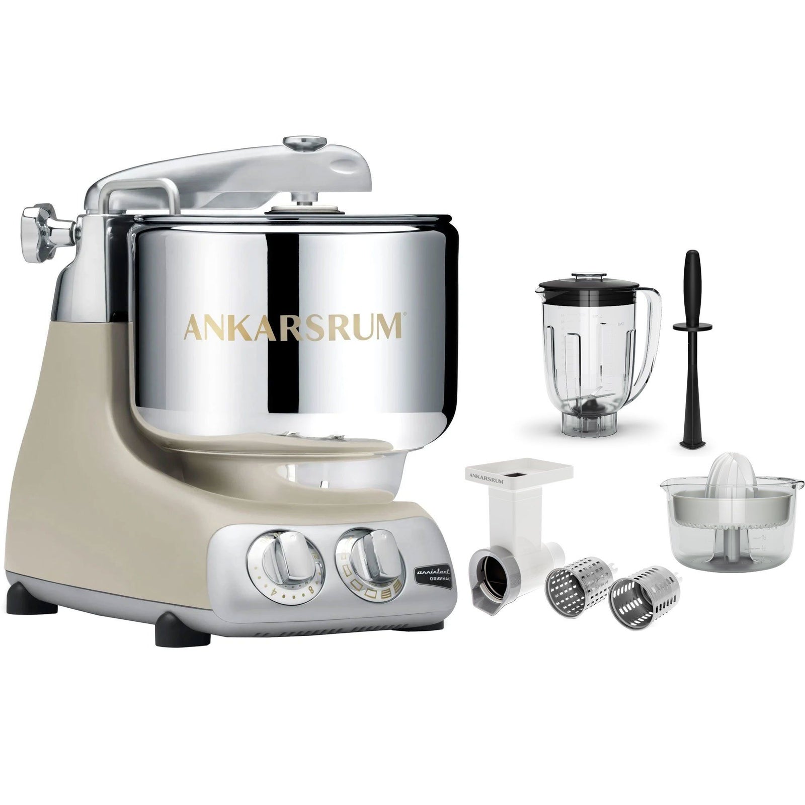 Ankarsrum Ankarsrum AKM 6230 Go Green røremaskine, harmony beige – produktfoto (Røremaskiner)