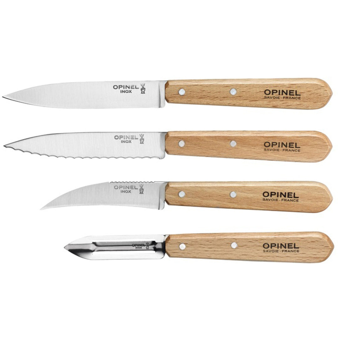 Opinel Opinel Essentials Urteknivssæt 4 dele Bøg – detaljebillede (Skalknive)