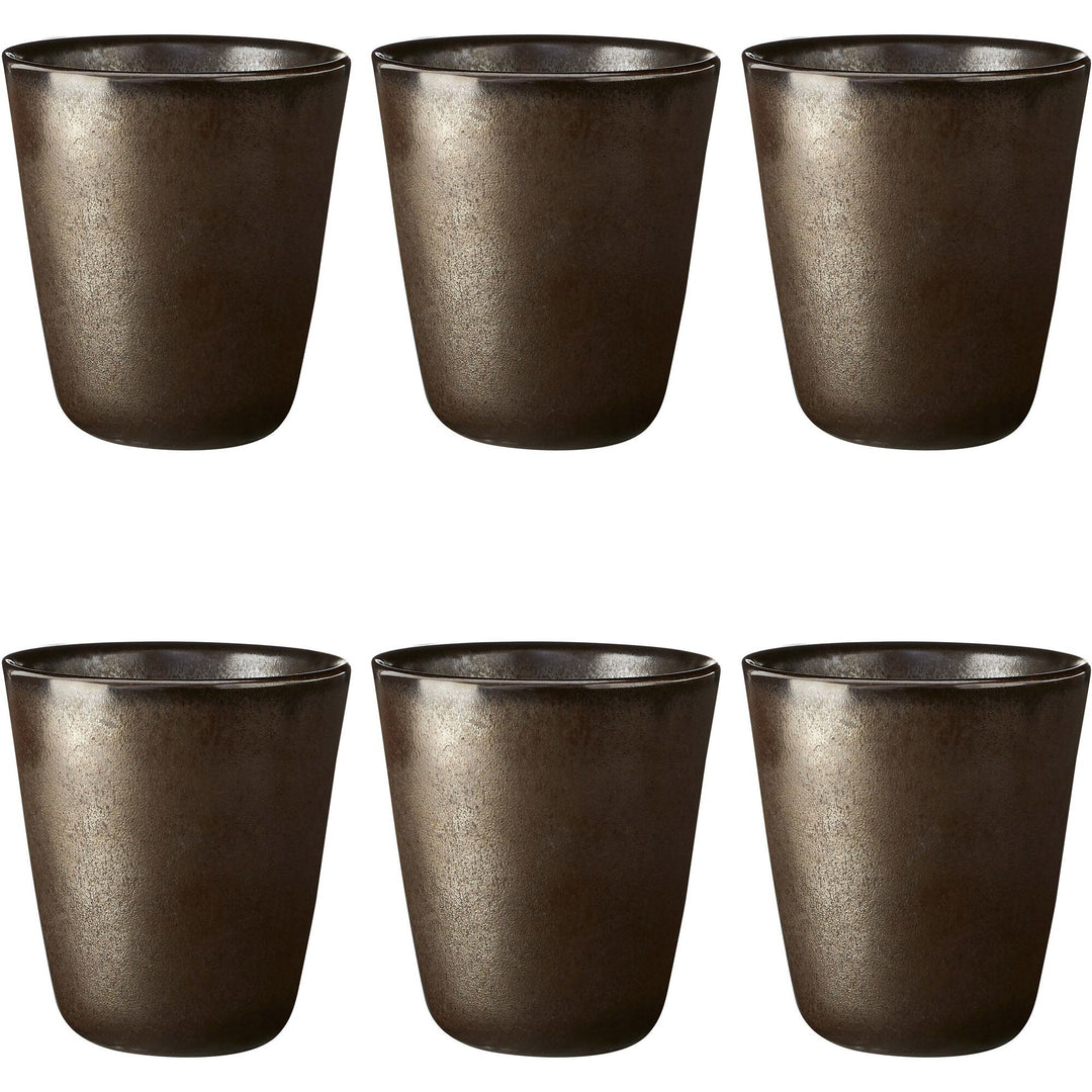 Aida Aida RAW krus, metallic brown, 6 stk ❤ produktfoto (Krus)