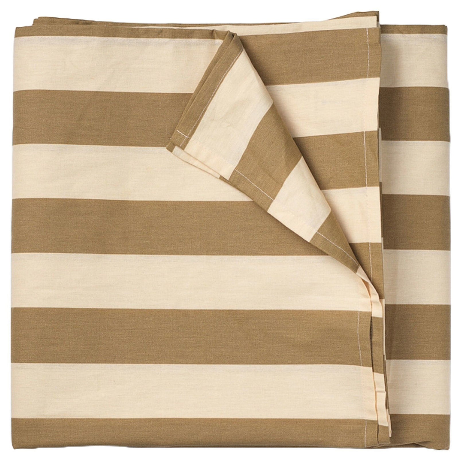 Midnatt Midnatt Simona borddug 145x145 cm, grøn/gul – close-up (Dug)