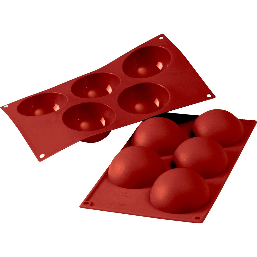 Silikomart Silikomart Halvkugle N.5 bageform – frontbillede (Bageform)