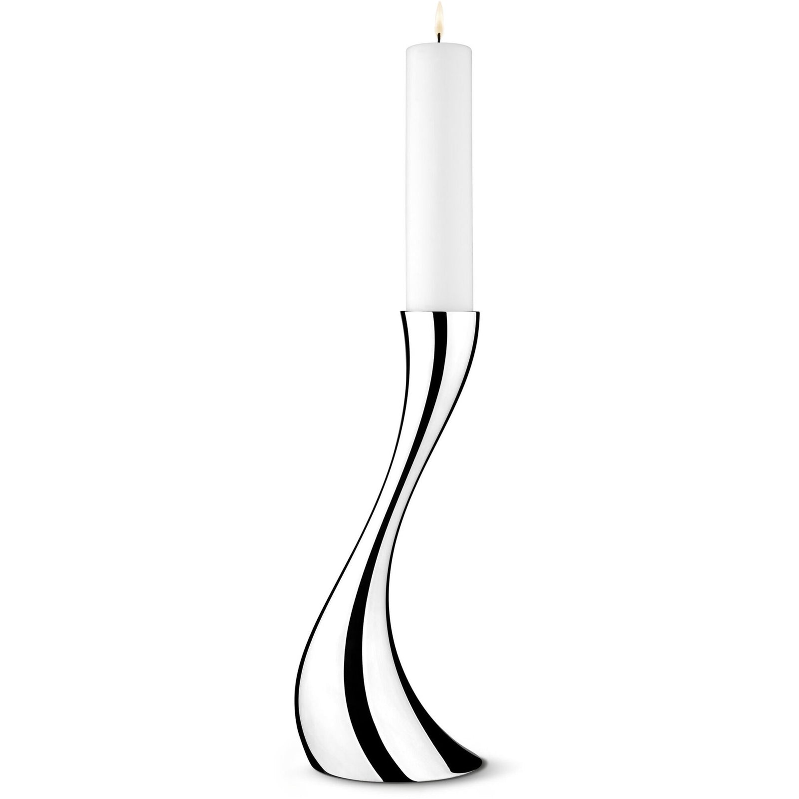 Georg jensen Georg jensen Cobra Gulvstage, Lille – vinkelbillede (Lysestage)
