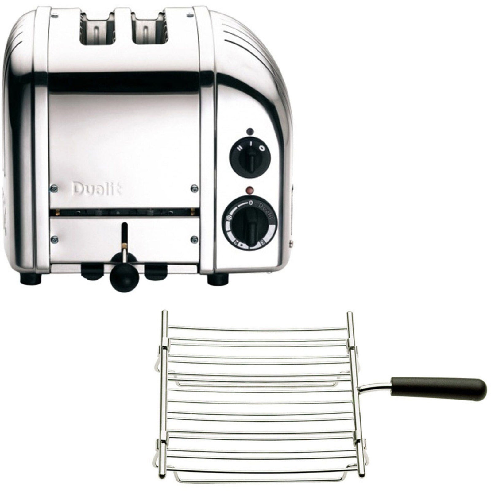 Dualit Dualit Brødrister Classic 2 skiver med grillfunktion, Original – frontbillede (Brødristere)