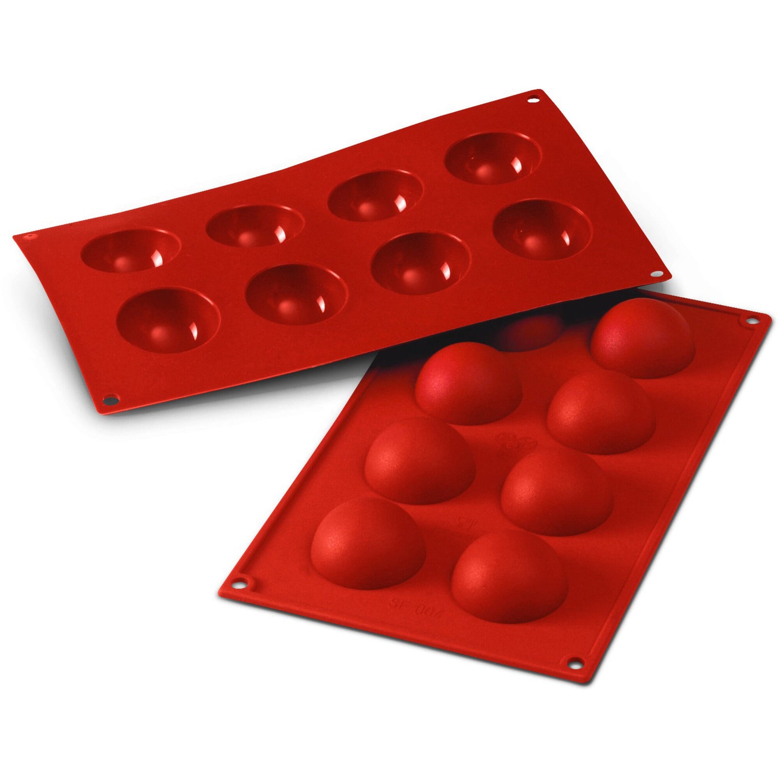 Silikomart Silikomart Silikoneform kupler 8 stk ❤ detaljebillede (Siliconeform)