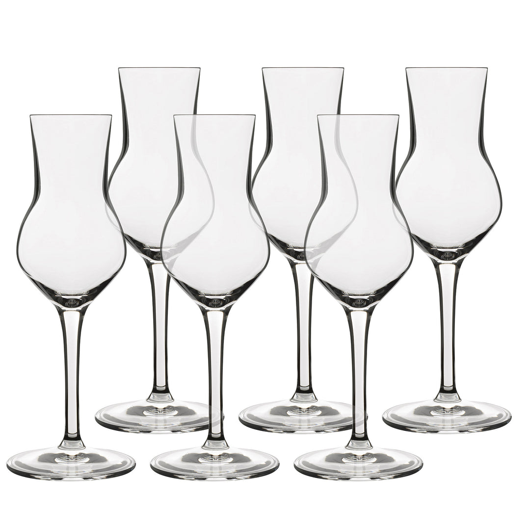 Luigi bormioli Luigi Bormioli LB Atelier Grappaglas 6-pak – produktfoto (Snapseglas)