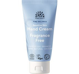 Produktbillede af Urtekram Håndcreme Fragrance Free 75ml. på tilbud