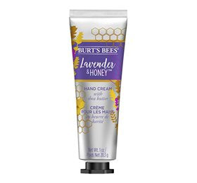 Detaljeret produktbillede af burts bees håndcream med lavendel og honning på tilbud
