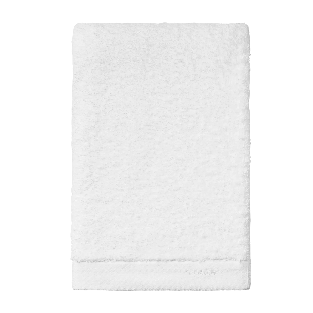Produktbillede af ABATE Håndklæde egyptisk bomuld Hvid 100x165 cm på tilbud i høj kvalitet