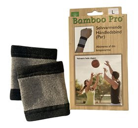 Produktbillede af Håndledsbind Selvvarmende Str: L Bamboo Pro på tilbud