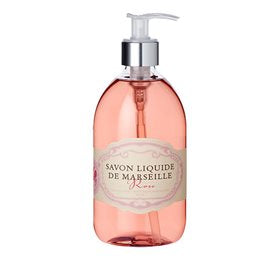 Detaljeret produktbillede af Maison Belle Håndsæbe flydende rose 500 ml på tilbud