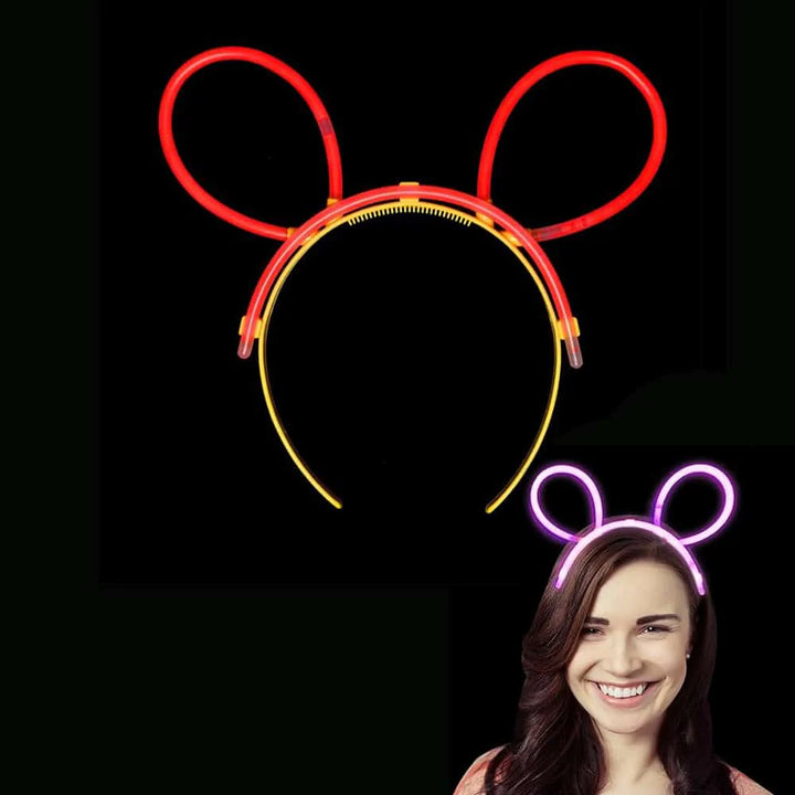 Selvlysende Hårbånd flere farver Orange