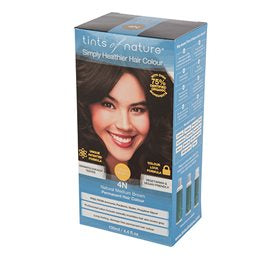Produktbillede af Tints of Nature Hårfarve 4N Medium Brown 130 ml på tilbud