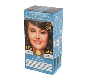 Produktbillede af Tints of Nature Hårfarve 6C Dark Ash Blonde 130 ml på tilbud
