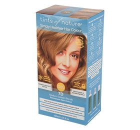 Produktbillede af Tints of Nature Hårfarve 7D Medium Golden Brown 130 ml på tilbud