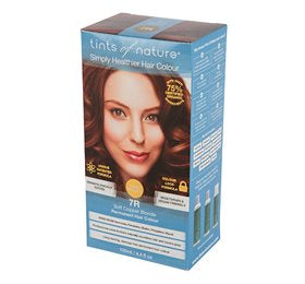 Produktbillede af Tints of Nature Hårfarve 7R Soft Copper Blonde Blonde 130 ml på tilbud