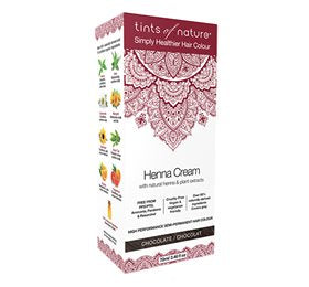 Produktbillede af Tints of NatureHårfarve Henna Creme Chocolate 70ml. på tilbud