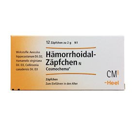Produktbillede af Biovita Hæmorrhoidal stikpille indh. 12 stk på tilbud