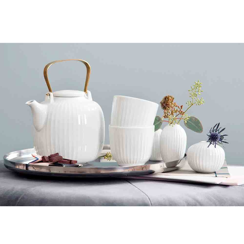 Produktbillede af Kähler Hammershøi Tekande 1,2L Hvid i premium kvalitet