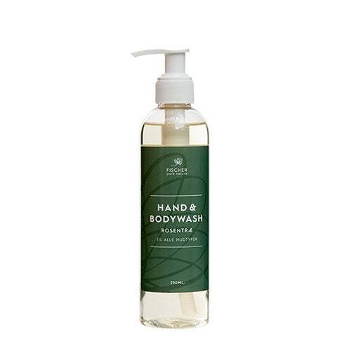 Detaljeret produktbillede af Fisher Pure Nature Hand & Bodywash Rosentræisk 250ml. på tilbud