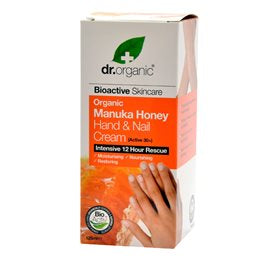 Detaljeret produktbillede af Dr. Organic Hand Cream Manuka 125ml. på tilbud