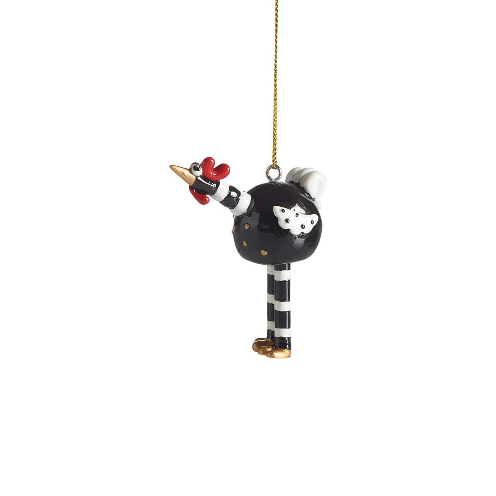 Produktbillede af Nääsgränsgården Hanging Gyllenkrok sort H.7cm i premium kvalitet