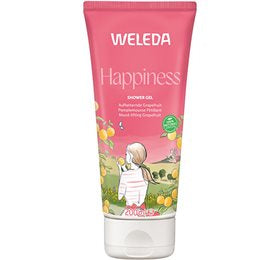 Detaljeret produktbillede af Weleda Happiness Shower Gel Grapefruit 200 ml. på tilbud
