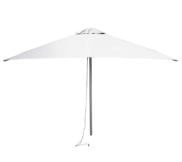Produktbillede af CANE-LINE HARBOUR PARASOL M/SNORETRÆK DUSTY WHITE 262 i premium kvalitet