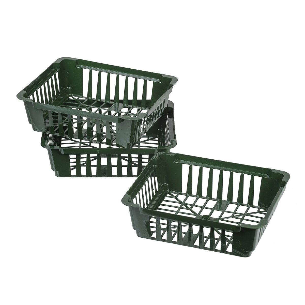 Produktbillede af Firkantet løgkurv sæt med 3 kurve på tilbud i høj kvalitet