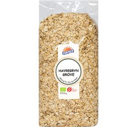 Detaljeret produktbillede af Havregryn grove Ø 750g. på tilbud