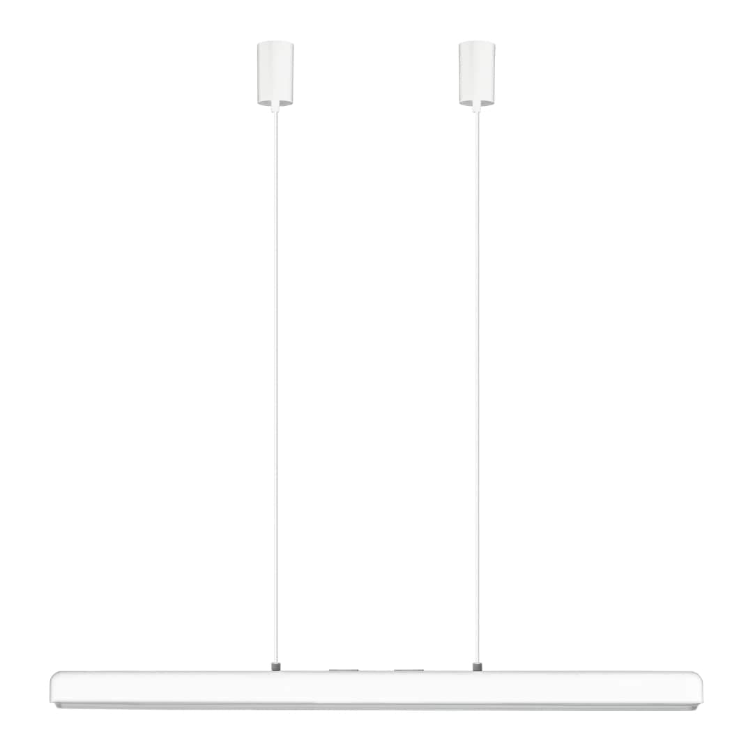 Hazel Branch Pendel White / Brushed Steel Umage