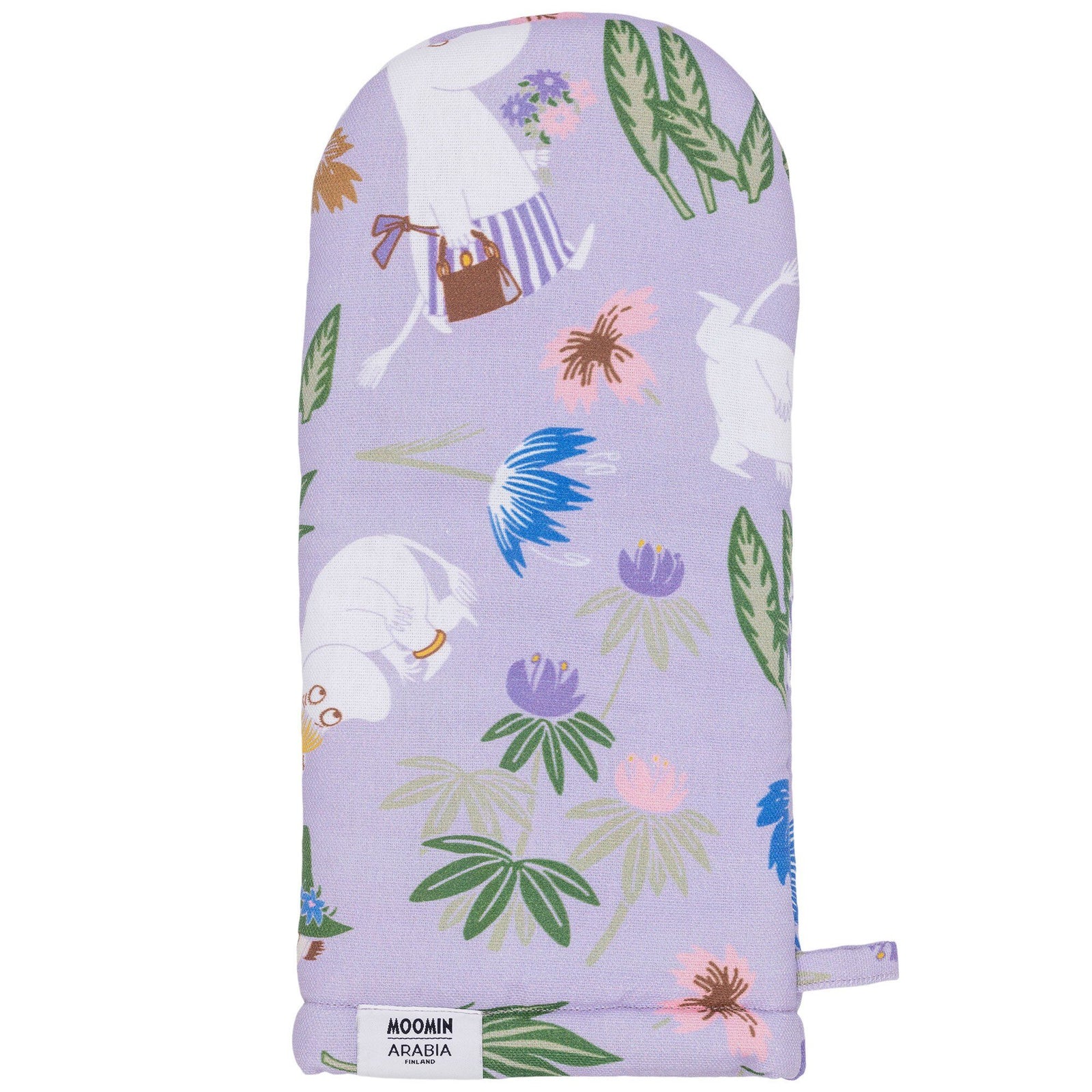 Arabia Arabia Mumin ovnhandske, lilla – produktbillede (Moomin)