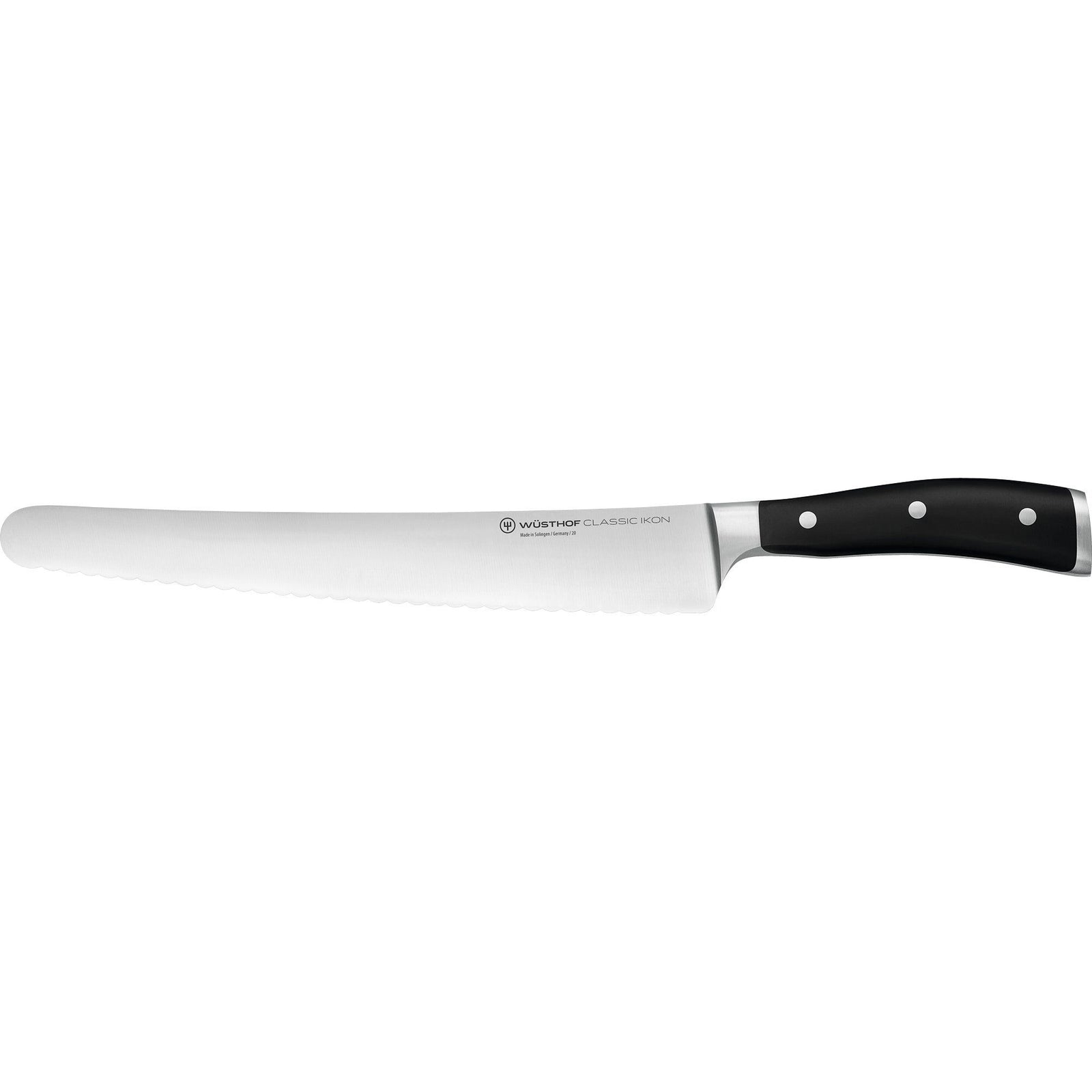 Wüsthof Wüsthof Classic Ikon Super Slicer kniv 26 cm. – frontbillede (Lakseskræller)