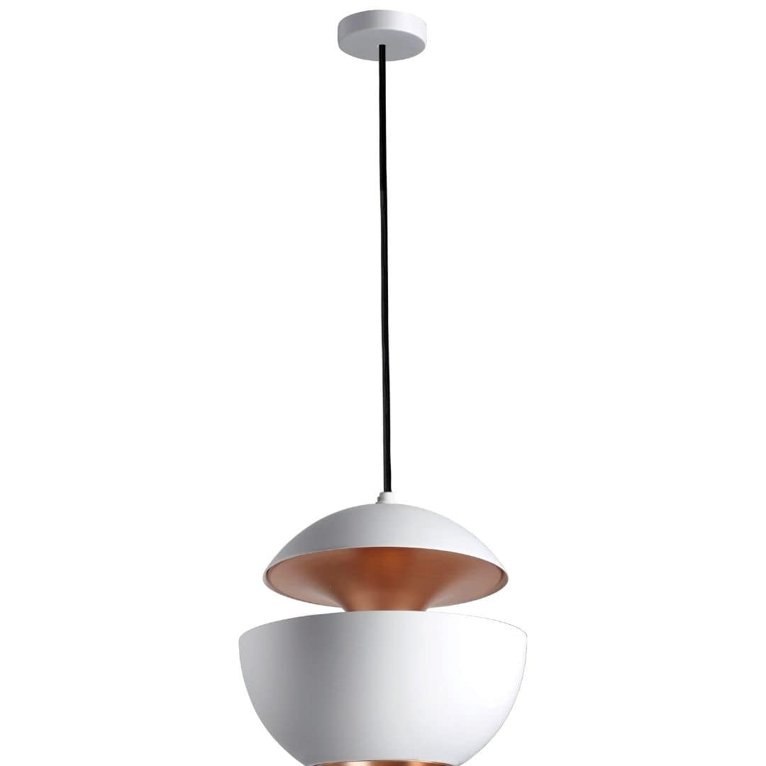 Produktbillede af HCS 250 Pendel Hvid/Kobber DCW Editions i premium kvalitet