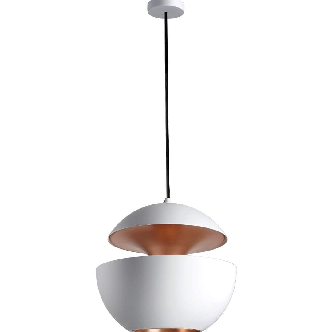 Produktbillede af HCS 350 Pendel Hvid/Kobber DCW Editions i premium kvalitet