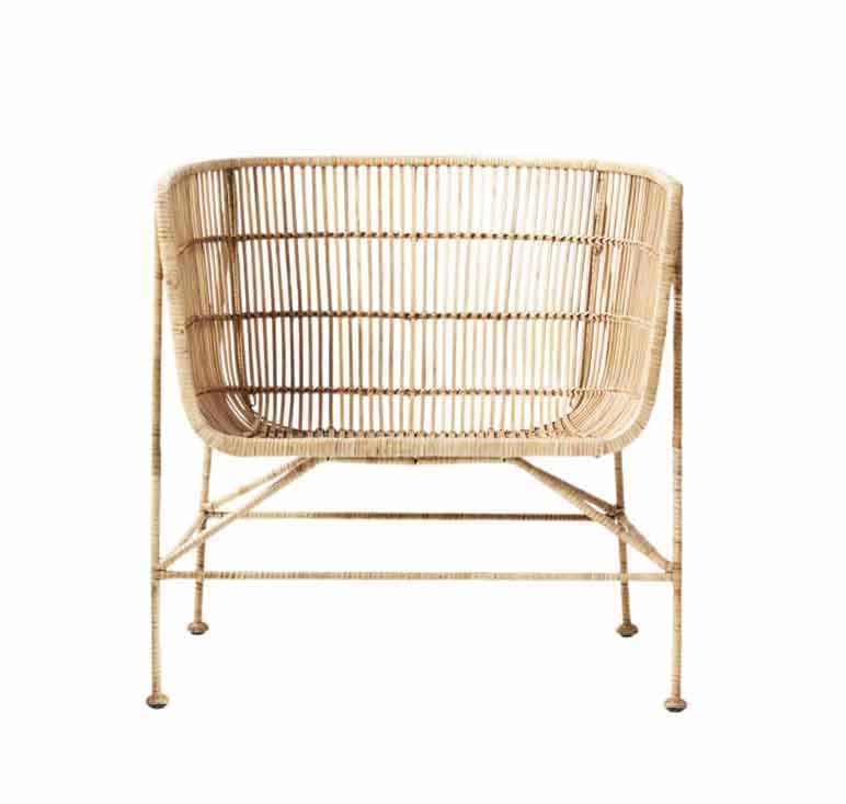 Produktbillede af HOUSE DOCTOR CUUN STOL M / ARMLÆN RATTAN NATUR 70 i premium kvalitet