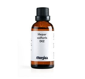 Produktbillede af Allergica Hepar sulf. D12 50ml. på tilbud