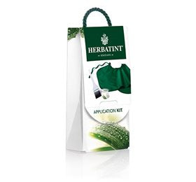 Produktbillede af Herbatint Applications kit kappe pensel og målebæger på tilbud