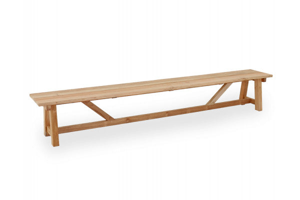 Produktbillede af Hercules Teak Bænk 290 cm på tilbud i høj kvalitet