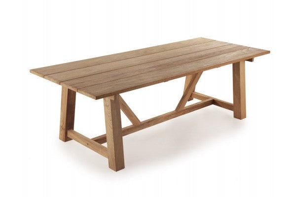 Produktbillede af Hercules Teak Plankebord 100x246 cm på tilbud i høj kvalitet