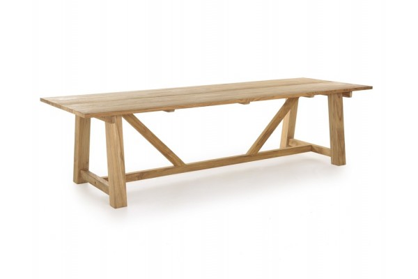 Produktbillede af Hercules Teak Plankebord 100x290 cm på tilbud i høj kvalitet