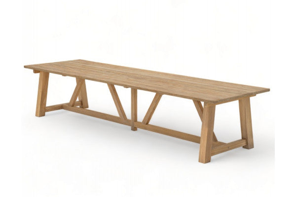 Produktbillede af Hercules Teak Plankebord 100x400 cm på tilbud i høj kvalitet