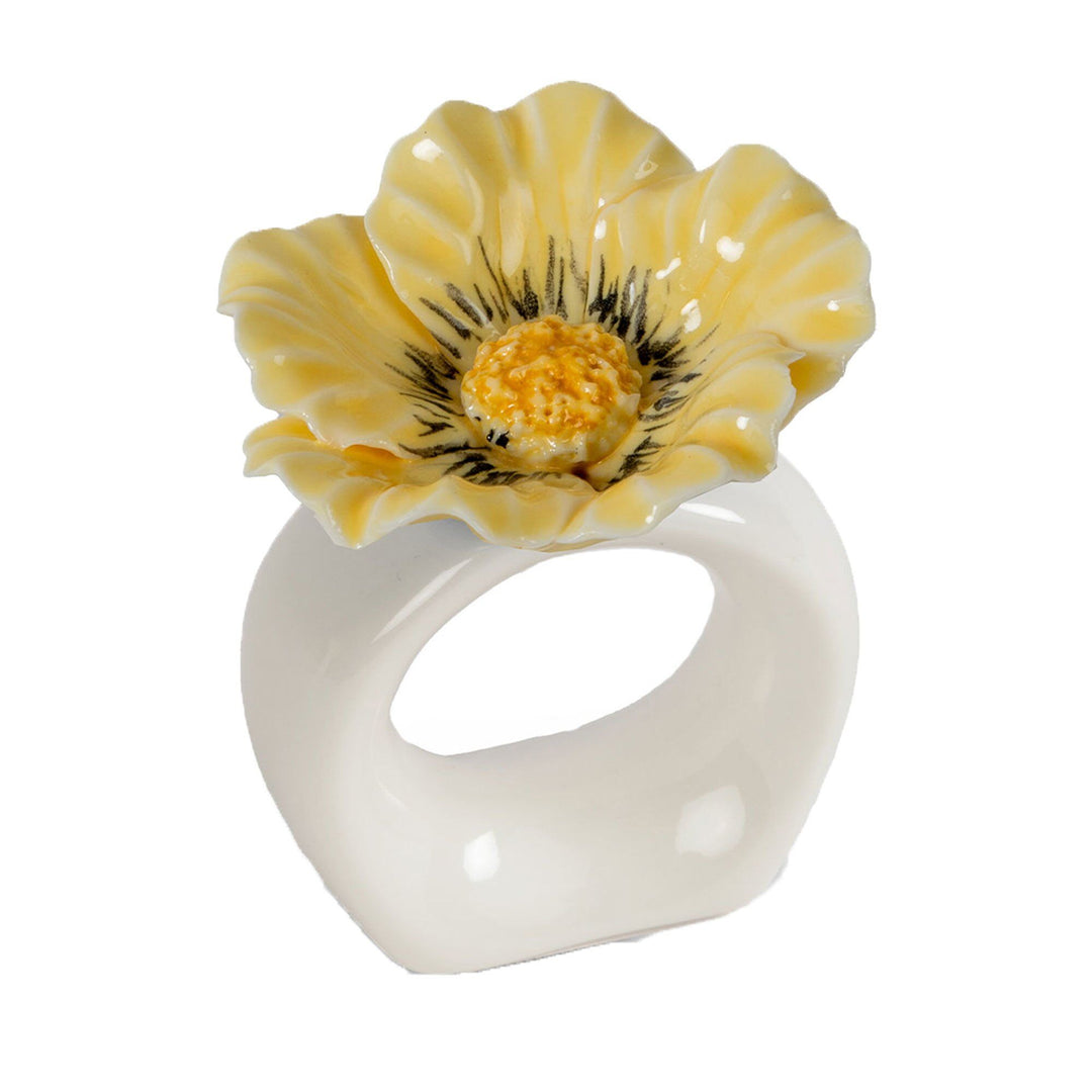Byon Byon Poppy servietring 2-pak, beige – billede i brug (Servietring)