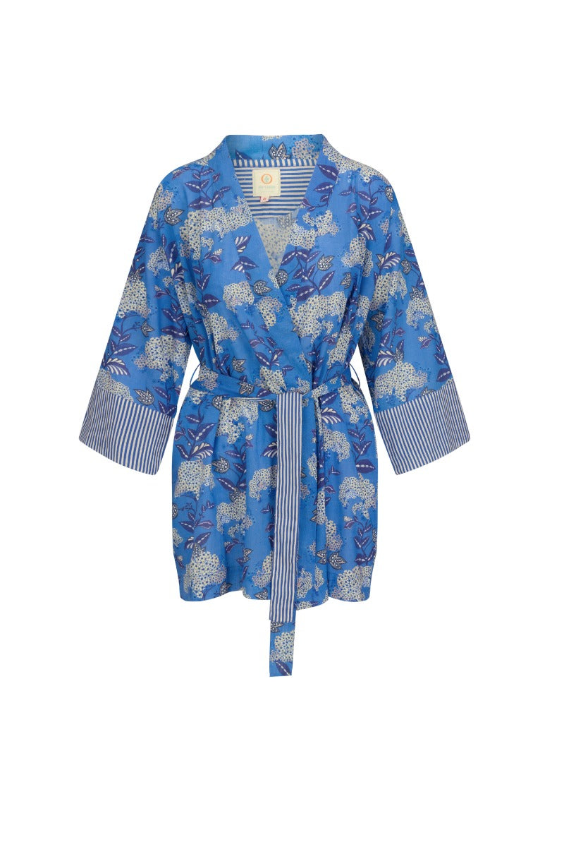 Produktbillede af Pip Studio Kimono Flora Firenze Cobalt Blue-XX-Large på tilbud i høj kvalitet
