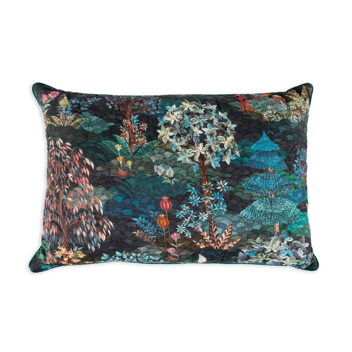 Produktbillede af Pip Studio Garden Qlt Cushion D.Blue 45x70 på tilbud i høj kvalitet